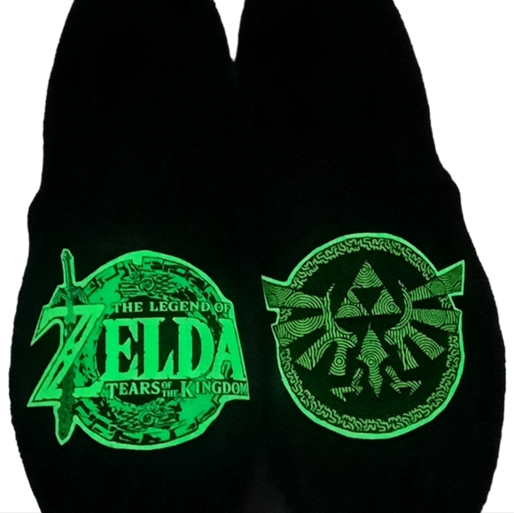 Vans Custom Glow in the dark Zelda Tears of the Kingdom black leather shoes 8.5 - Picture 2 of 16